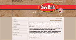 Desktop Screenshot of gari-baldi.de