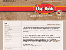 Tablet Screenshot of gari-baldi.de